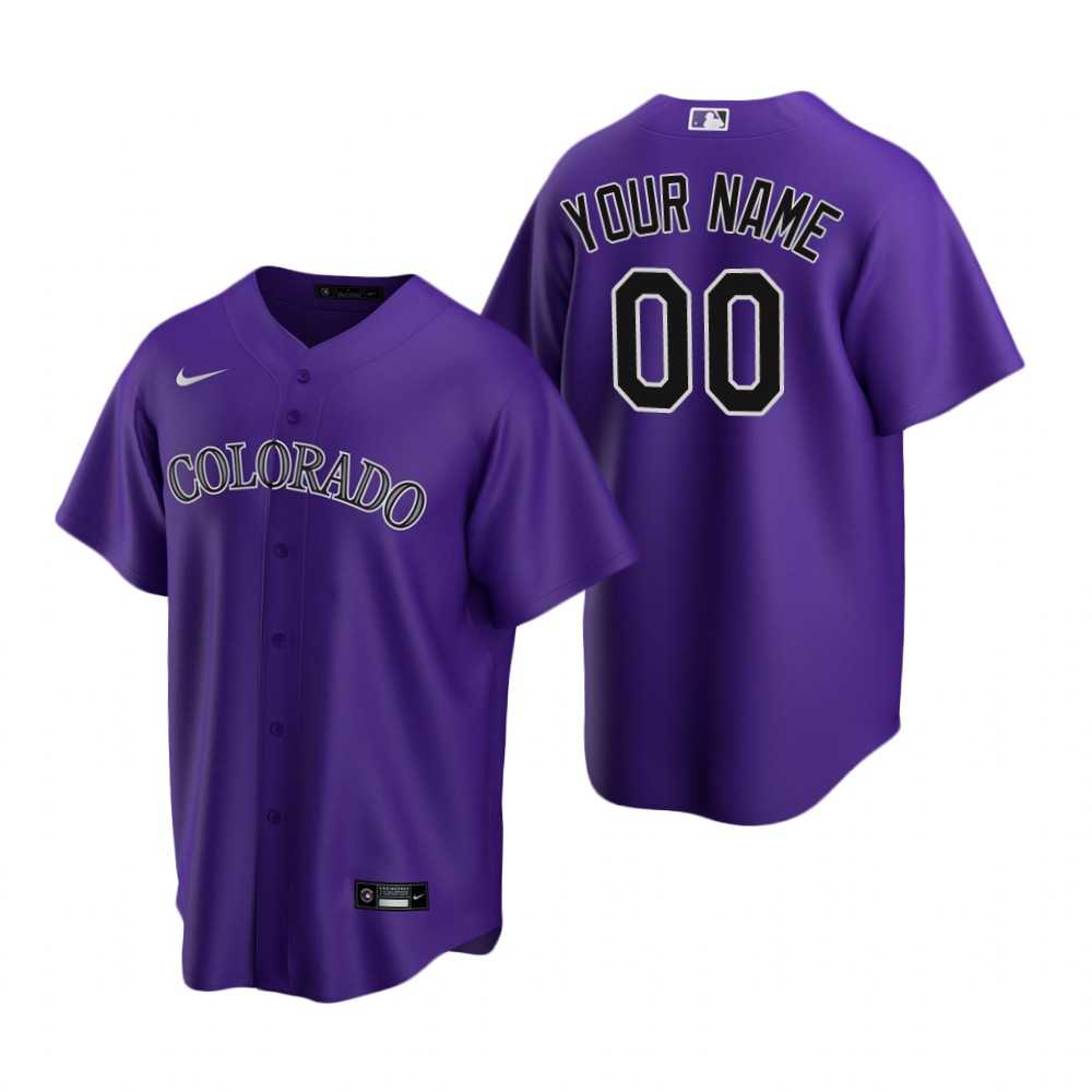 Colorado Rockies Customized Nike Purple Stitched MLB Cool Base Jersey,We sell and wholesale Colorado Rockies Customized Nike Purple Stitched MLB Cool Base Jersey on line form chian!
